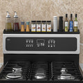 30 Inch Silicone Stove Top Shelf Magnetic for Kitchen Gadgets, Soft Flexible Strong Magnetic Heat Resistant Spice Rack Kitchen Organizer for over Stove