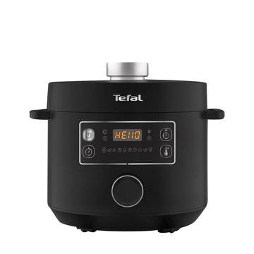 Tefal Turbo Cuisine Electric Pressure Cooker – 10-in-1 Multi-Cooker, 4.8L, 1000W (Black)