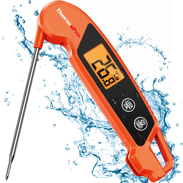 ThermoPro TP603 Digital Meat Thermometer – Instant Read, Waterproof with Probe & Backlit LCD
