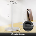 Kitchen Roll Holder Free Standing, Stainless Steel Paper Towel Holder with Suction Cups, Waterproof and Rustproof Kitchen Towel Holder, Suit for Cook House, Bathroom,Outdoor(Silver)