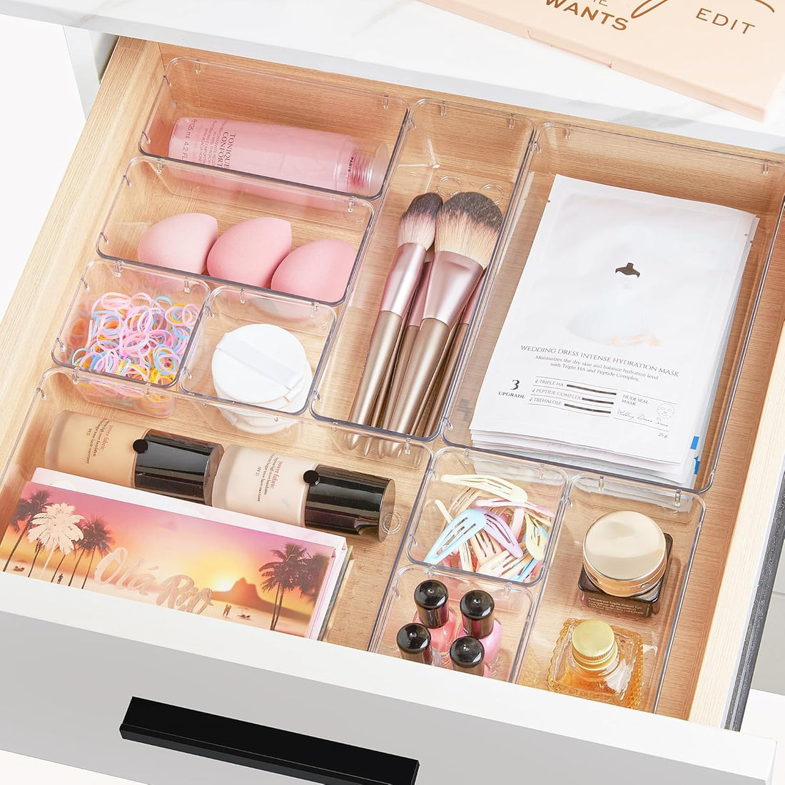 Vtopmart 25-Pack Drawer Organizers – 4 Sizes for Makeup, Bathroom, Desk & Office